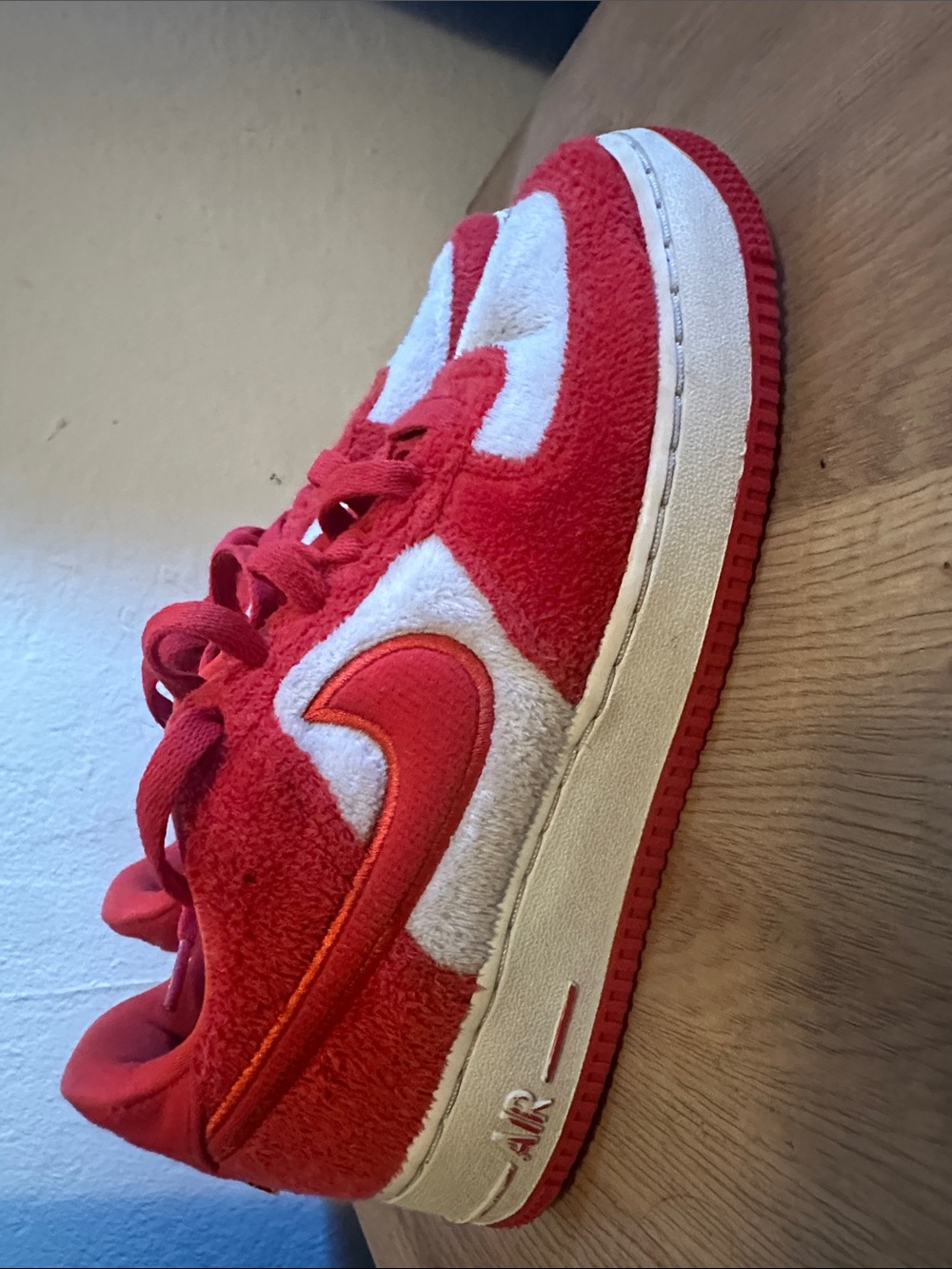 Nike Air Force 1 Low Valentine's Day Fleece (GS) Low Valentine's Day Fleece Red